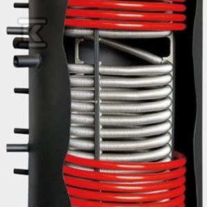 Akumulacyjny zbiornik warstwowy MULTI-INOX 1500L wężownica inox do C.W.U. i 2 wężownice spiralne, rozbieralna pianka poliuretanowa 100mm, skay 72-151600