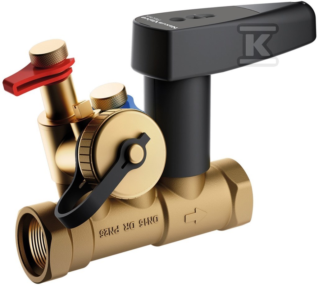 Zawór Nexus Fluctus(Venturi) Partner DN 15H, Kvs 2,49 m3/h, Przepływ 267-1170 l/h MN80597.533 - obrazek 1