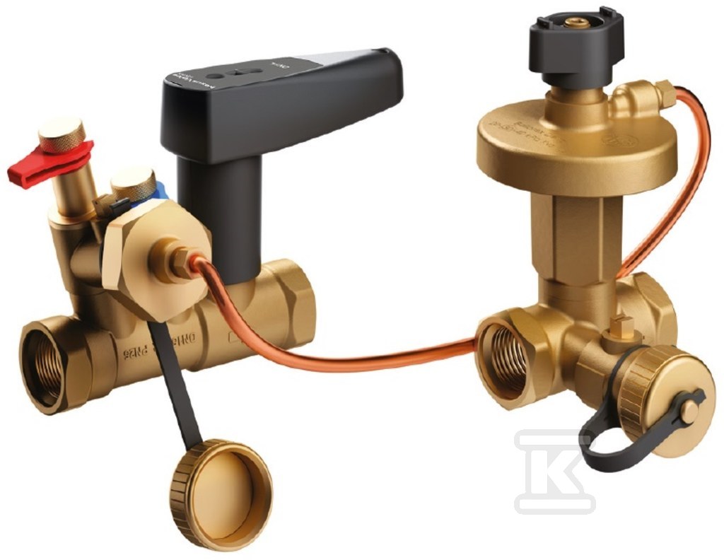 Zestaw zaworów podpionowych Nexus Passim(Delta) + Fluctus(Venturi) Partner H DN 40 (20-40kPa) MB-80597.1340 - obrazek 1