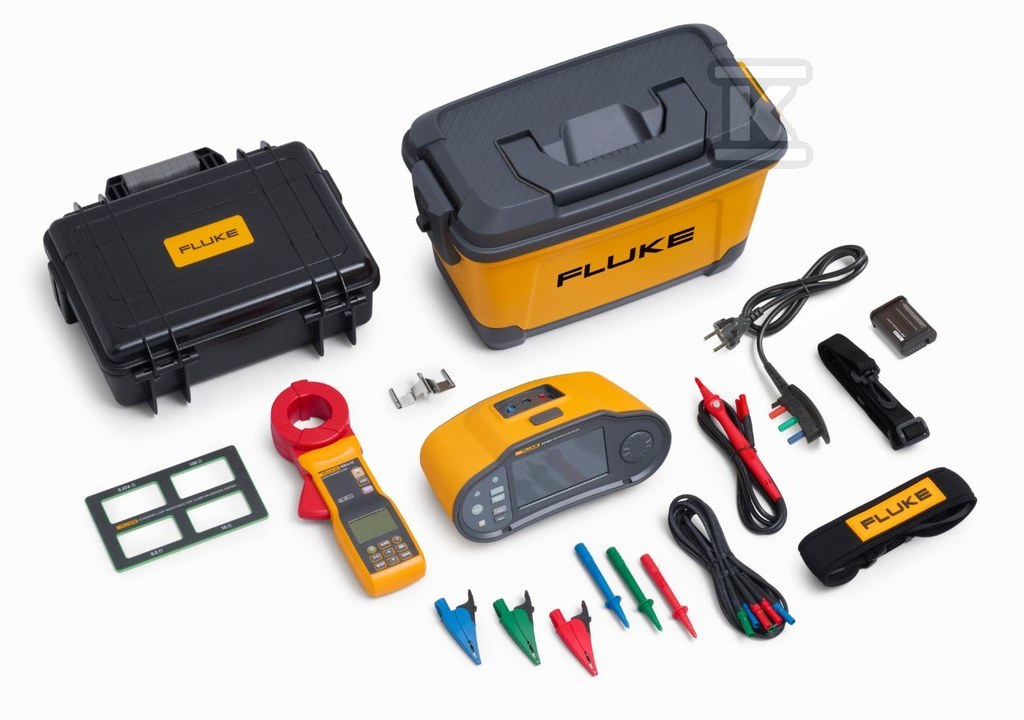 Wielofunkcyjny tester instalacji Fluke 1674 FC SCH/1630, w pakiecie z cęgami do uziemienia 5581251 - obrazek 1