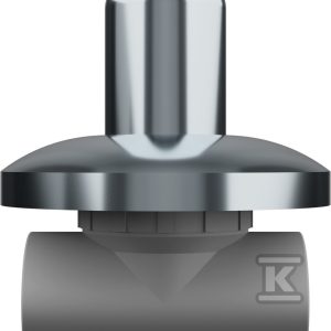 Chromowany zawór krótki 25 mm 3/4” PN20 (pp-r) 4301802540221 Chromowany zawór krótki 25 mm 3/4” PN20 (pp-r) 4301802540221