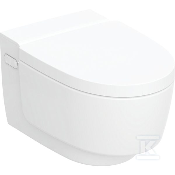 Urządzenie WC z funkcją higieny intymnej Geberit AquaClean Mera Comfort, wisząca miska WC: Miska ustępowa: biały / KeraTect, Panel dekoracyjny: biały 146.210.11.1