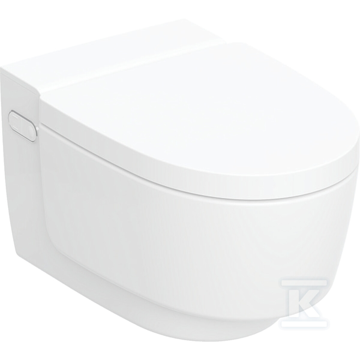 Urządzenie WC z funkcją higieny intymnej Geberit AquaClean Mera Comfort, wisząca miska WC: Miska ustępowa: biały / KeraTect, Panel dekoracyjny: biały 146.210.11.1 - obrazek 1