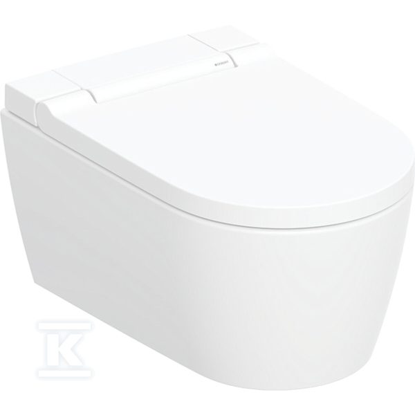 Urządzenie WC z funkcją higieny intymnej Geberit AquaClean Sela, wisząca miska WC: Miska ustępowa: biały / KeraTect, Panel dekoracyjny: biały 146.220.11.1