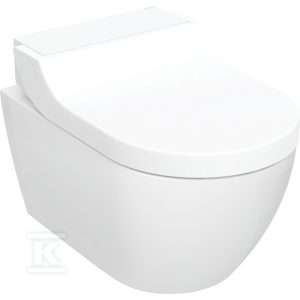 Urządzenie WC z funkcją higieny intymnej Geberit AquaClean Tuma Comfort, wisząca miska WC: Miska ustępowa: biały / KeraTect, Panel dekoracyjny: biały 146.290.11.1