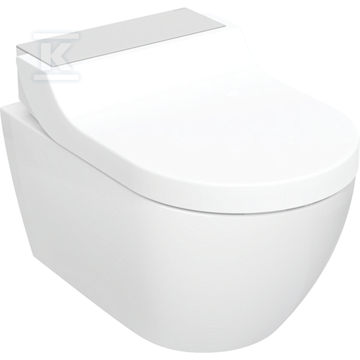 Urządzenie WC z funkcją higieny intymnej Geberit AquaClean Tuma Comfort, wisząca miska WC: Miska ustępowa: biały / KeraTect, Panel dekoracyjny: stal nierdzewna szczotkowana 146.290.FW.1 - obrazek 1