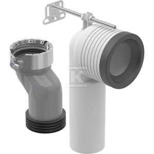 Zestaw przyłączeniowy Geberit do stojącej miski WC iCon TurboFlush, wylot pionowy 152.063.00.1