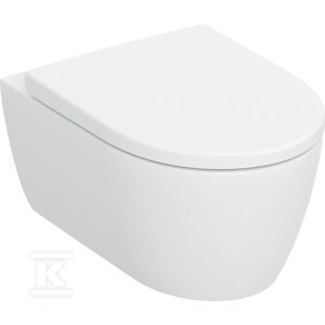 Zestaw wiszącej miski WC Geberit iCon, lejowa, ukryte mocowania, TurboFlush, z deską sedesową: T=53cm, Wolne opadanie=Tak, Zawiasy wypinane=Blokowane, Mocowanie=Od góry, Biały / Matowy 503.046.JT.1 Zestaw wiszącej miski WC Geberit iCon, lejowa, ukryte mocowania, TurboFlush, z deską sedesową: T=53cm, Wolne opadanie=Tak, Zawiasy wypinane=Blokowane, Mocowanie=Od góry, Biały / Matowy 503.046.JT.1