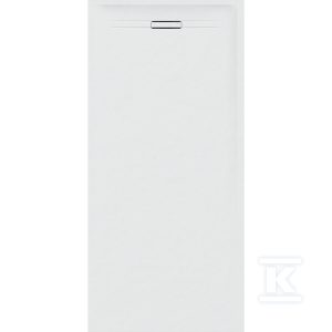 Brodzik prostokątny Geberit Sestra: 170x90x4cm, Biały / Struktura łupka 550.229.00.2