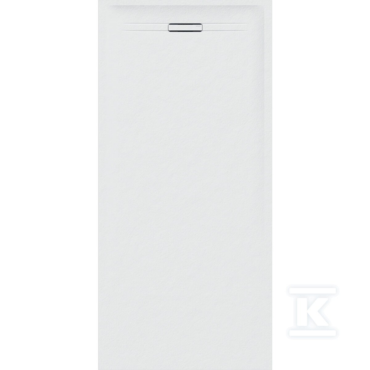 Brodzik prostokątny Geberit Sestra: 180x90x4cm, Biały / Struktura łupka 550.233.00.2 - obrazek 1