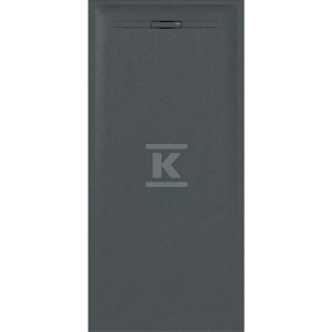 Brodzik prostokątny Geberit Sestra: 170x80x4cm, Grafit / Struktura łupka 550.237.00.2