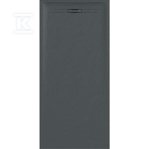 Brodzik prostokątny Geberit Sestra: 170x90x4cm, Grafit / Struktura łupka 550.238.00.2