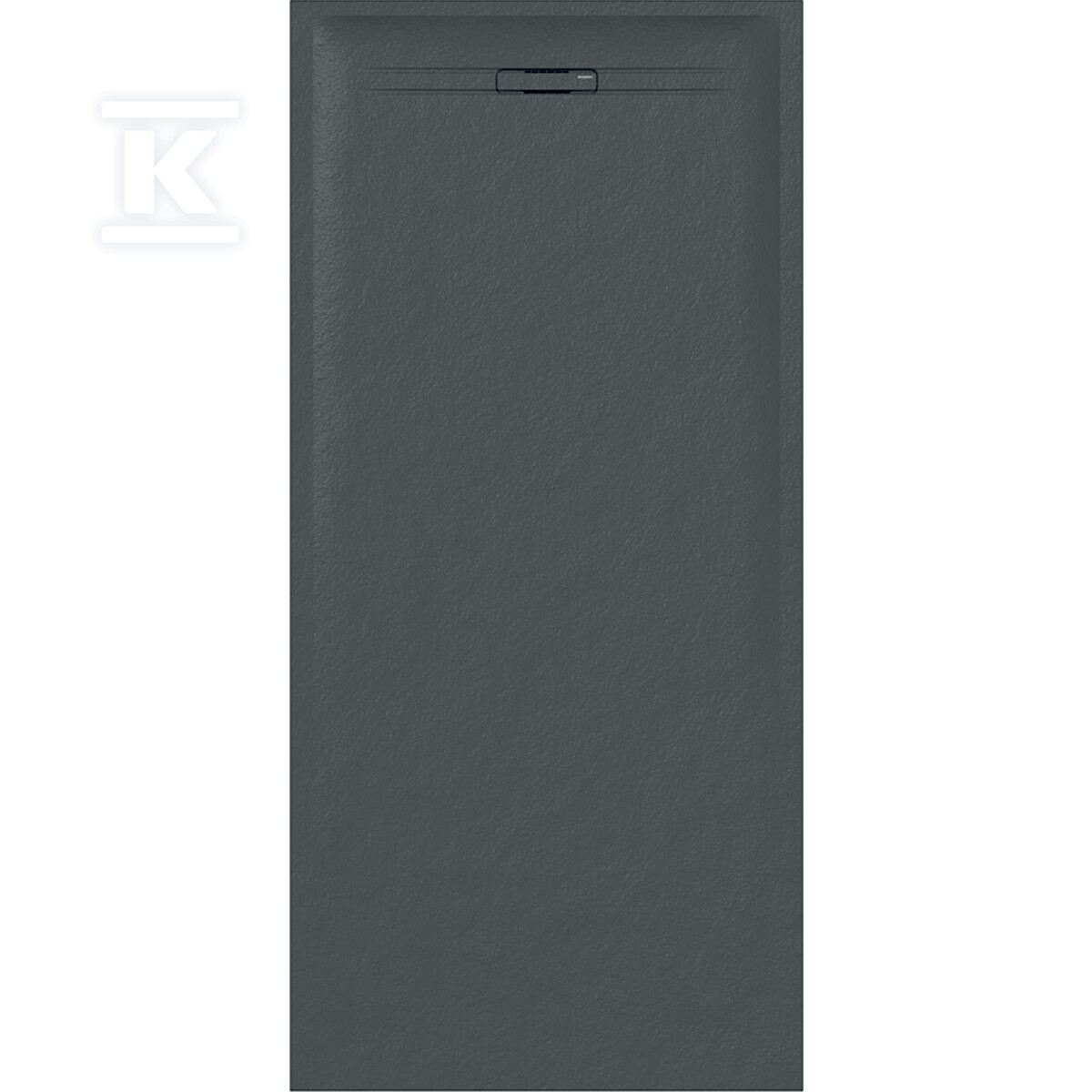 Brodzik prostokątny Geberit Sestra: 170x90x4cm, Grafit / Struktura łupka 550.238.00.2 - obrazek 1