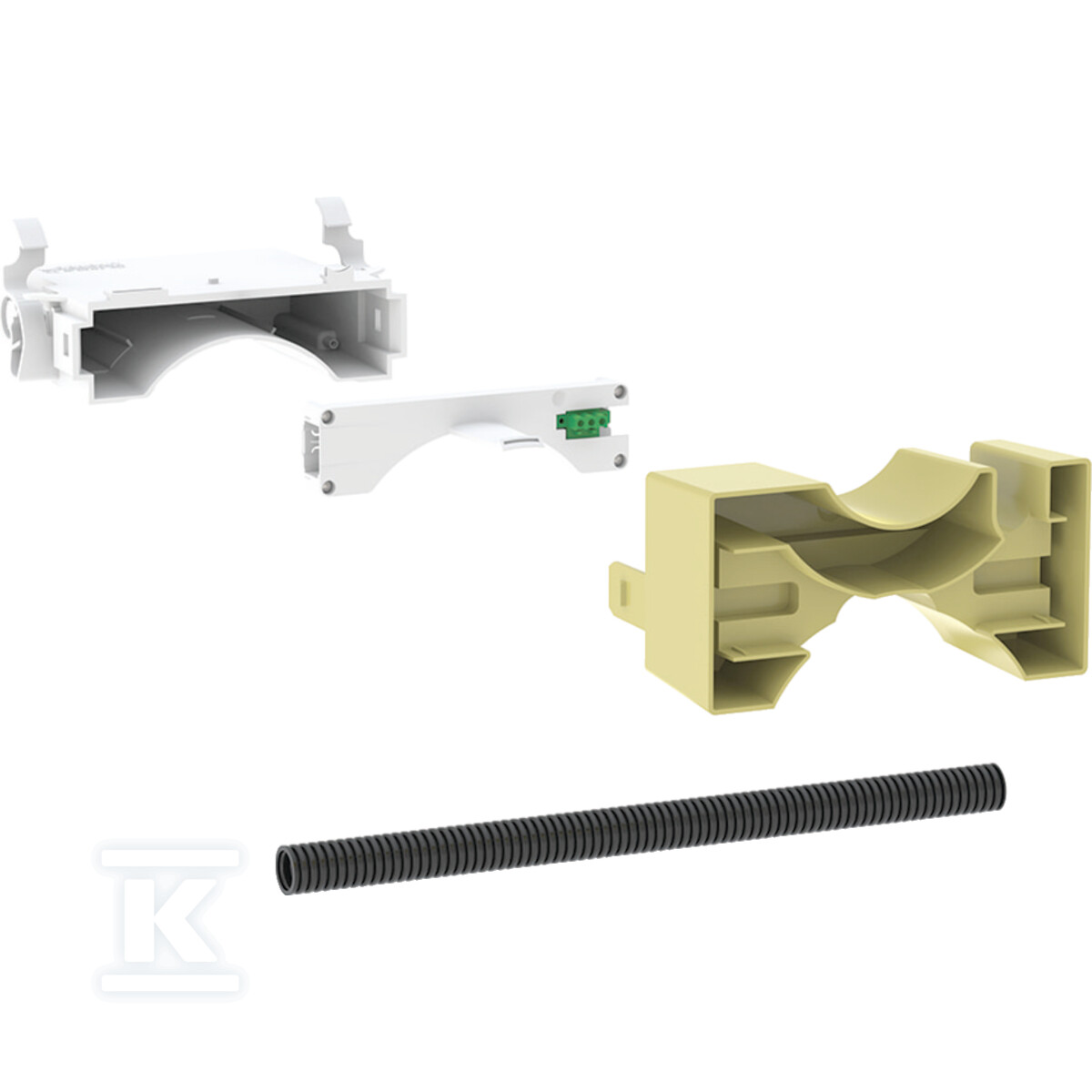 Zestaw Geberit Power & Connect Box, z półką pośrednią z zaciskiem 116.063.00.6 - obrazek 1