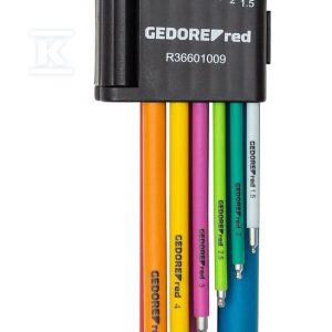 Zestaw śrub offsetowych sześciokątnych 1,5-10mm 9szt z R36601009