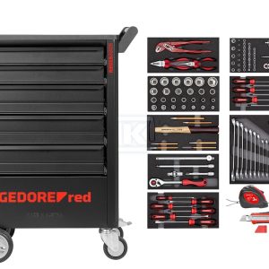 Zestaw narzędzi w wózku narzędziowym GEDWorker 119 szt. R21562005 Zestaw narzędzi w wózku narzędziowym GEDWorker 119 szt. R21562005