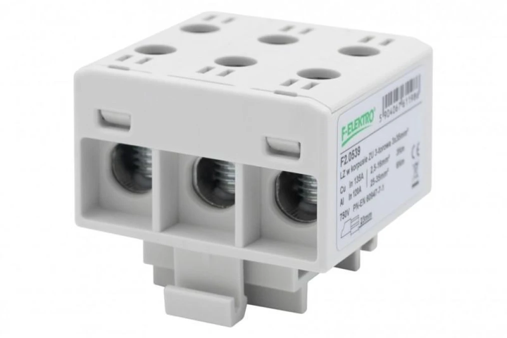 LZ w korpusie ZU 3‑torowa 3x35mm2 Al/Cu ‑ szara