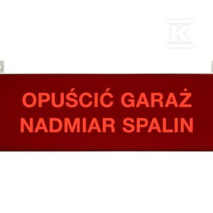 Tablica ostrzegawcza TP-4.A/H2 Tablica ostrzegawcza TP-4.A/H2