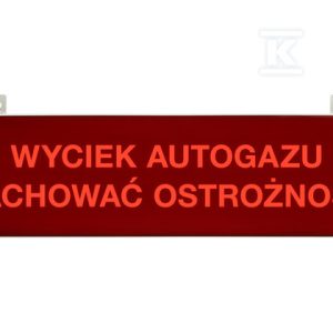 Tablica ostrzegawcza TP-4.A/H4 Tablica ostrzegawcza TP-4.A/H4