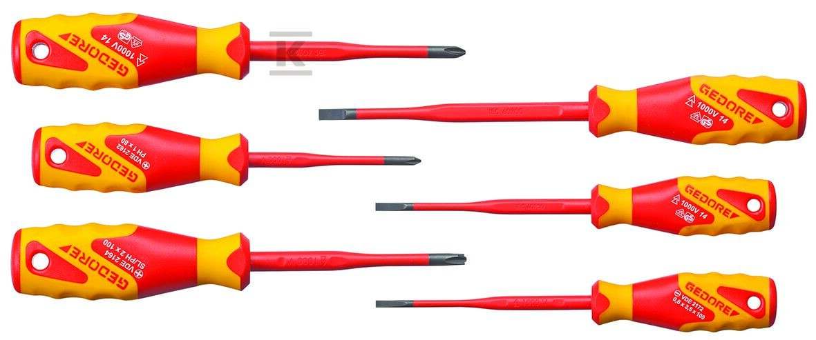 Zestaw wkrętaków VDE SLIM DRIVE 6-częściowy PM-06 VDE 2162-2172 PM-06 - obrazek 1