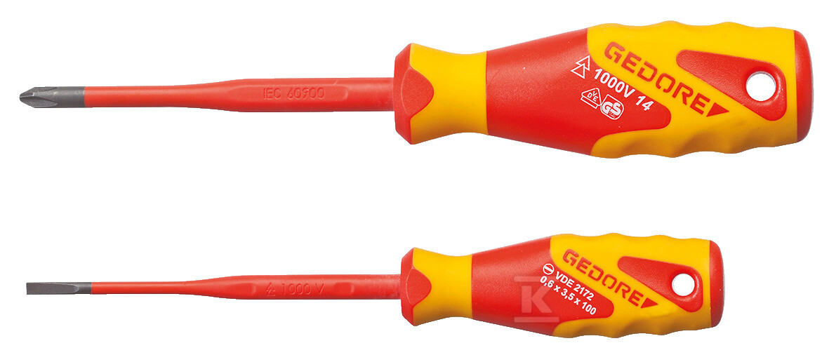 Zestaw wkrętaków VDE SLIM DRIVE 2-częściowy VDE 2162-2172 PH-02 - obrazek 1