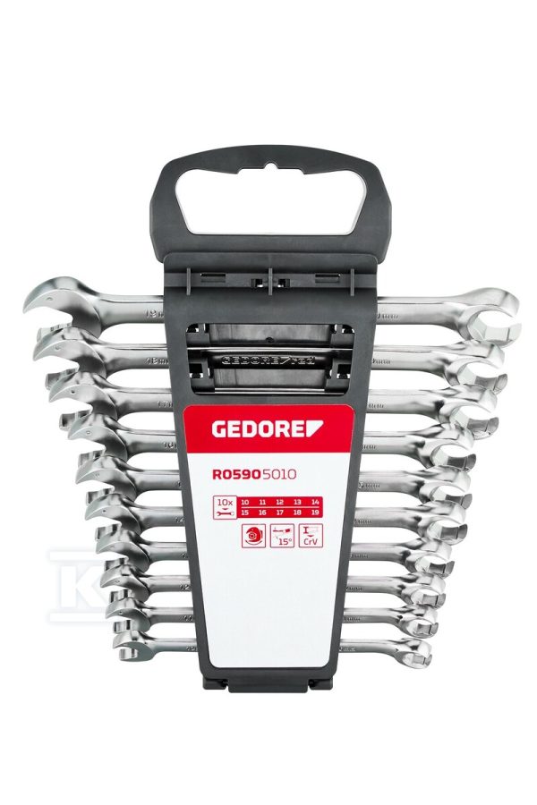 Usta grzechotki pierścieniowej otwarte 10-19mm 10 szt. R05905010