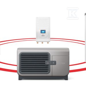 Pompa ciepła powietrzna monoblok Airmax3 Hybrydowy System Grzewczy 1F R290 5GT (2-6 kW) G160/B60 Gbox Sinum Lite SG-000105S.1 Pompa ciepła powietrzna monoblok Airmax3 Hybrydowy System Grzewczy 1F R290 5GT (2-6 kW) G160/B60 Gbox Sinum Lite SG-000105S.1