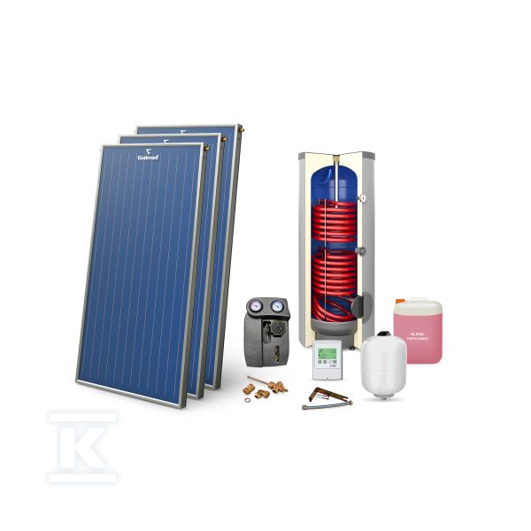 Zestaw solarny Premium Plus dla 3-6 os. (3xKSG 21 Premium GT) 300 08-942033