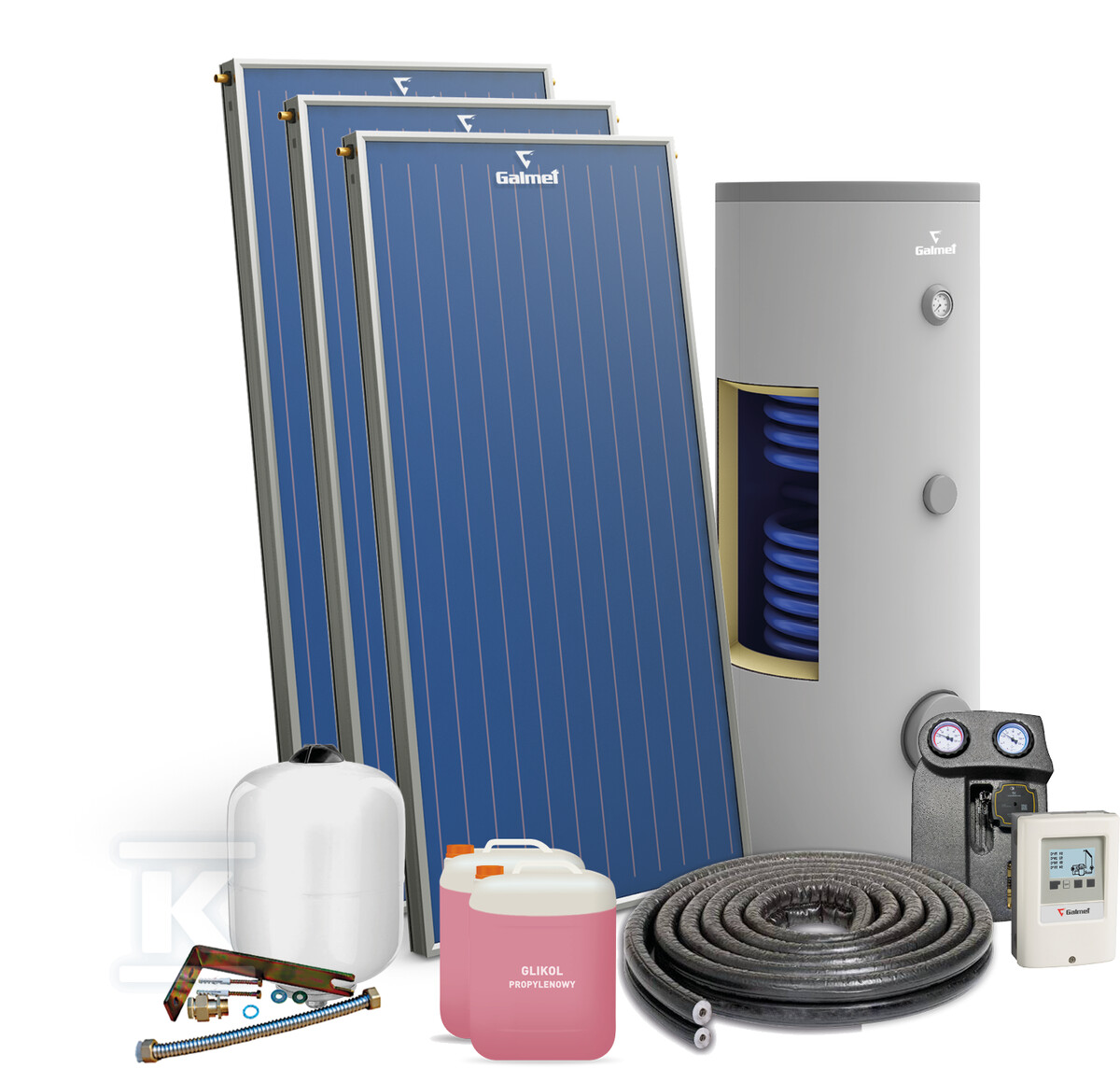 Zestaw solarny Prime dla 3-6 os. (3xKSG21 Premium GT) 300 08-942133 - obrazek 1