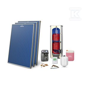 Zestaw solarny Premium Large Plus dla 4-8 os. (3xKSG 27 Premium GT) 400 08-942643 Zestaw solarny Premium Large Plus dla 4-8 os. (3xKSG 27 Premium GT) 400 08-942643
