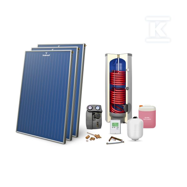 Zestaw solarny Premium Large Plus dla 4-8 os. (3xKSG 27 Premium GT) 400 08-942643