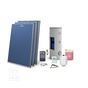 Zestaw solarny Premium Large Plus Alu dla 4-8 os. (3xKSG 27 GT) 400 08-952643 Zestaw solarny Premium Large Plus Alu dla 4-8 os. (3xKSG 27 GT) 400 08-952643