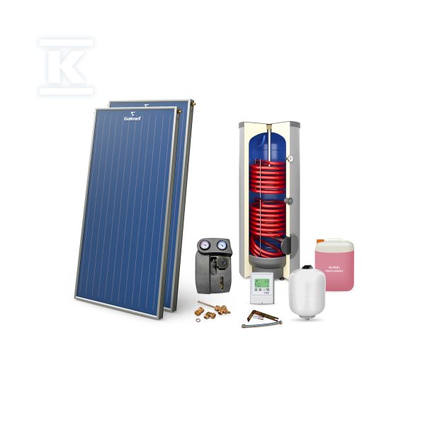 Zestaw solarny Premium dla 2-4 os. (2xKSG 21 Premium GT) 250 08-900400