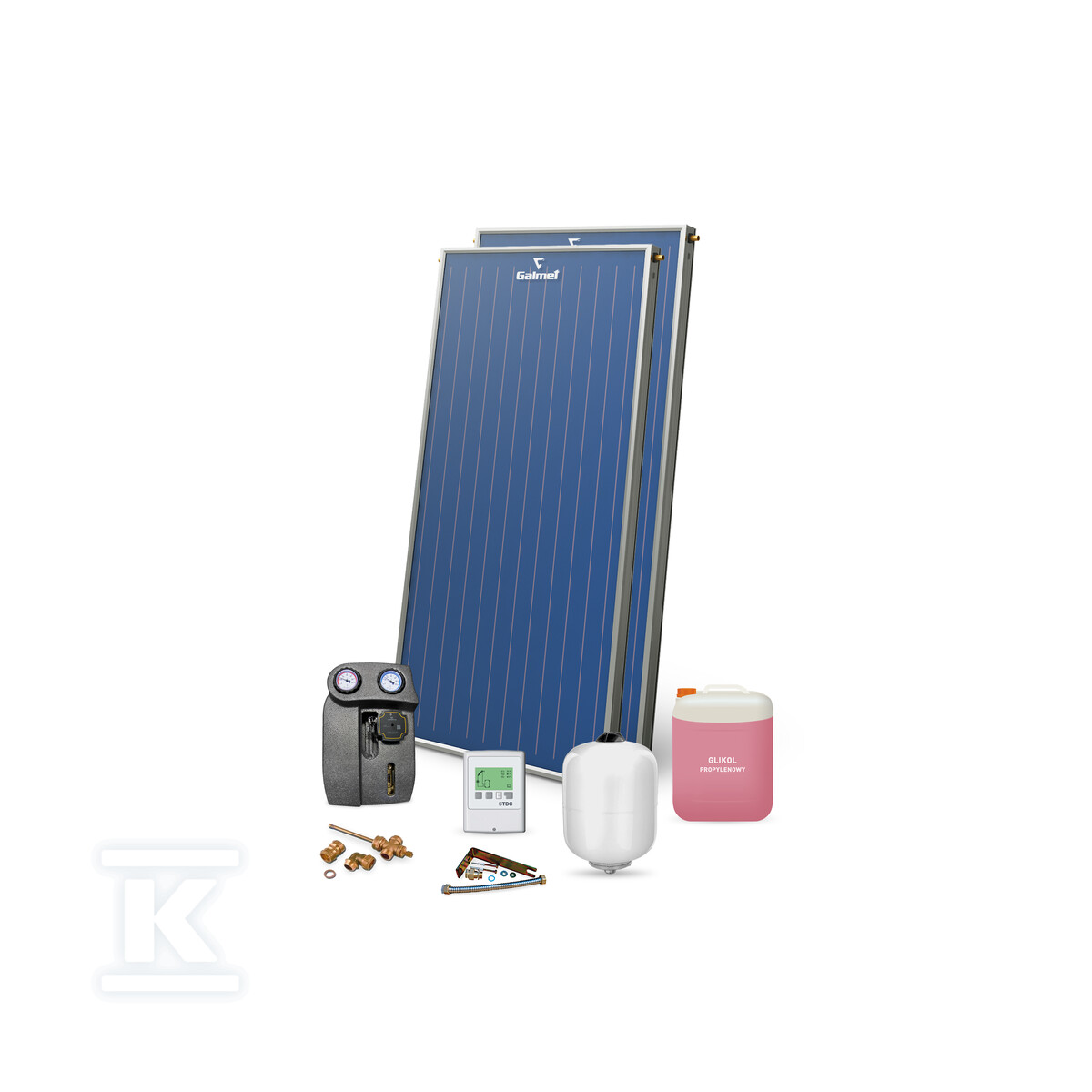 Zestaw solarny Premium (2xKSG 21 Premium GT) bez zbiornika 08-902002 - obrazek 1