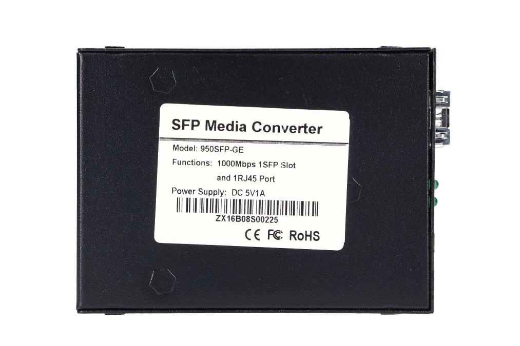 Media konwerter 1x SFP, 1x RJ45 1000Mb/s, zamiennik MC220 Extralink Sedir - obrazek 2