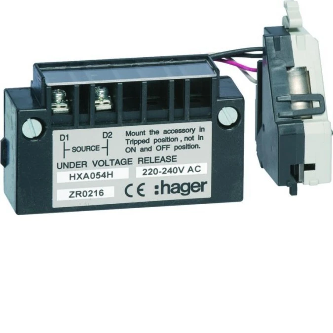 MCCB Wyzwalacz podnapięciowy zwłoczny x160‑P160‑x250‑P250‑x630‑P630 220‑240VAC HXA054H - obrazek 1