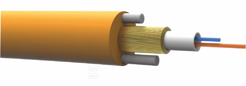 Kabel światłowodowy doziemny jednotubowy DAC-12J SM 9/125, 5.3mm, G652D 23528 - obrazek 1