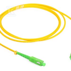 Patchcord światłowodowy SC/APC SM 1,5m LSZH G.657A1, 3mm, żółty 3778 Patchcord światłowodowy SC/APC SM 1,5m LSZH G.657A1, 3mm, żółty 3778