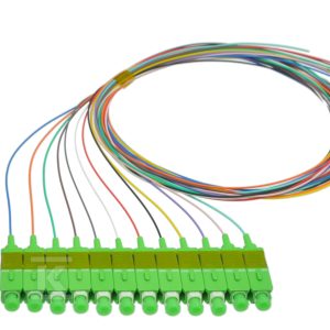 Pigtail światłowodowy SC/APC SM 1,5m 12-kolorowy Fiber Full Color LSZH G.657A1, 0,9mm Easy Strip 27151 Pigtail światłowodowy SC/APC SM 1,5m 12-kolorowy Fiber Full Color LSZH G.657A1, 0,9mm Easy Strip 27151