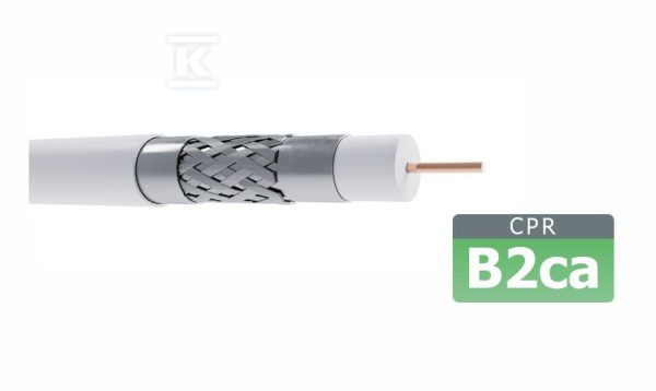 Kabel koncentryczny tc690CU-113-B2ca (RG-6Cu/B2ca TRISHIELD LSZH) 27510