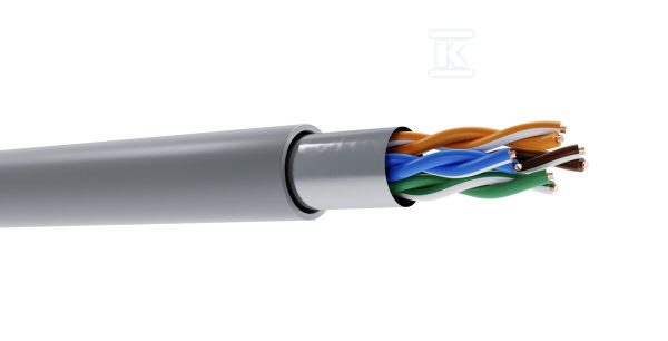 Kabel teleinformatyczny F/UTP kat.5e Cu ekranowany 27455