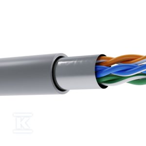 Kabel teleinformatyczny F/UTP kat.6 Cu ekranowany 27508 Kabel teleinformatyczny F/UTP kat.6 Cu ekranowany 27508
