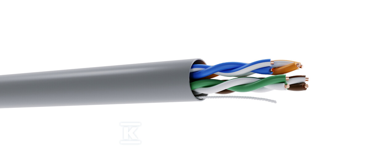 Kabel teleinformatyczny U/UTP kat.5E Cu 26435 - obrazek 1