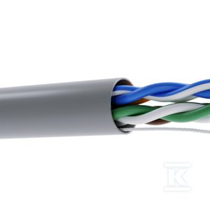 Kabel teleinformatyczny U/UTP kat.5E Cu Dca LSZH 27505 Kabel teleinformatyczny U/UTP kat.5E Cu Dca LSZH 27505