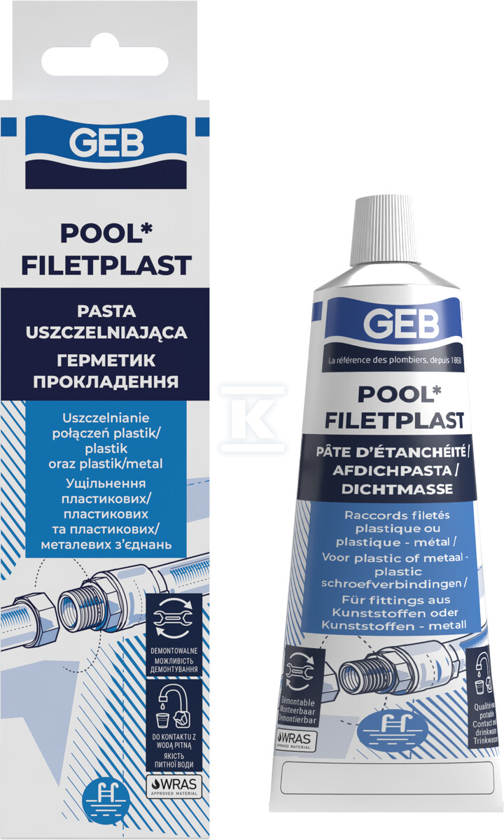 Masa uszczelniająca POOL FILETPLAST 100g 112815 - obrazek 1