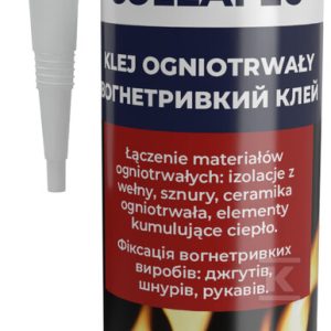 Klej ognioodporny kart. 310ml 125237 Klej ognioodporny kart. 310ml 125237
