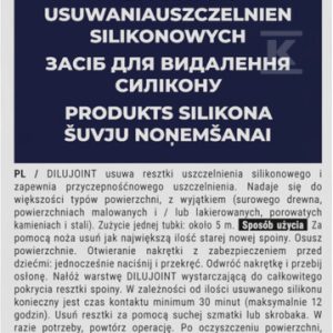 Środek do usuwania silikonu DILUJOINT ET, 125 ml 199112 Środek do usuwania silikonu DILUJOINT ET, 125 ml 199112