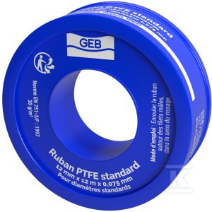 Taśma PTFE 0,075mm x 12mm x 12m 228000 Taśma PTFE 0,075mm x 12mm x 12m 228000