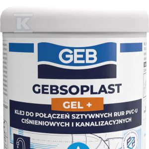 Klej w żelu do łączenia elementów PVC-U GEBSOPLAST GEL PLUS, 250 ml 504860 Klej w żelu do łączenia elementów PVC-U GEBSOPLAST GEL PLUS, 250 ml 504860