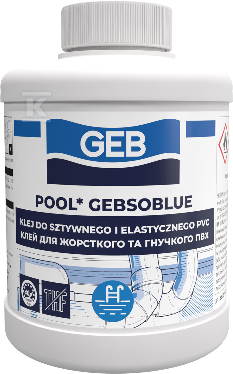 Klej POOL GEBSOBLUE 500ml 514503 - obrazek 1